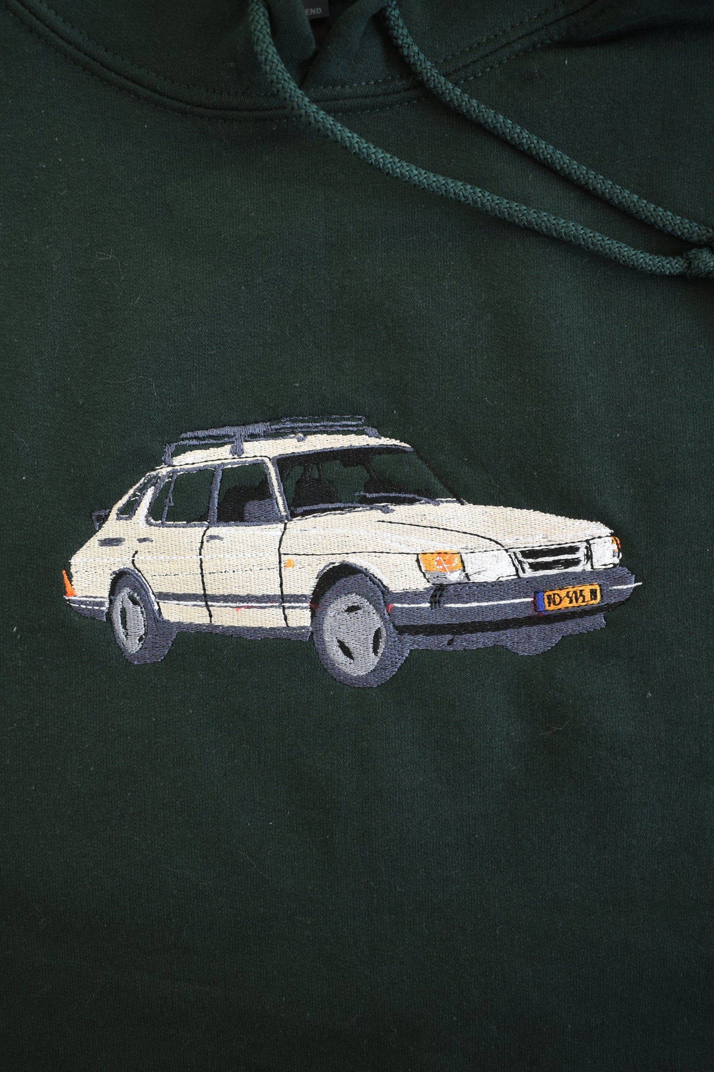 hoodie custom voertuig 13x18 cm