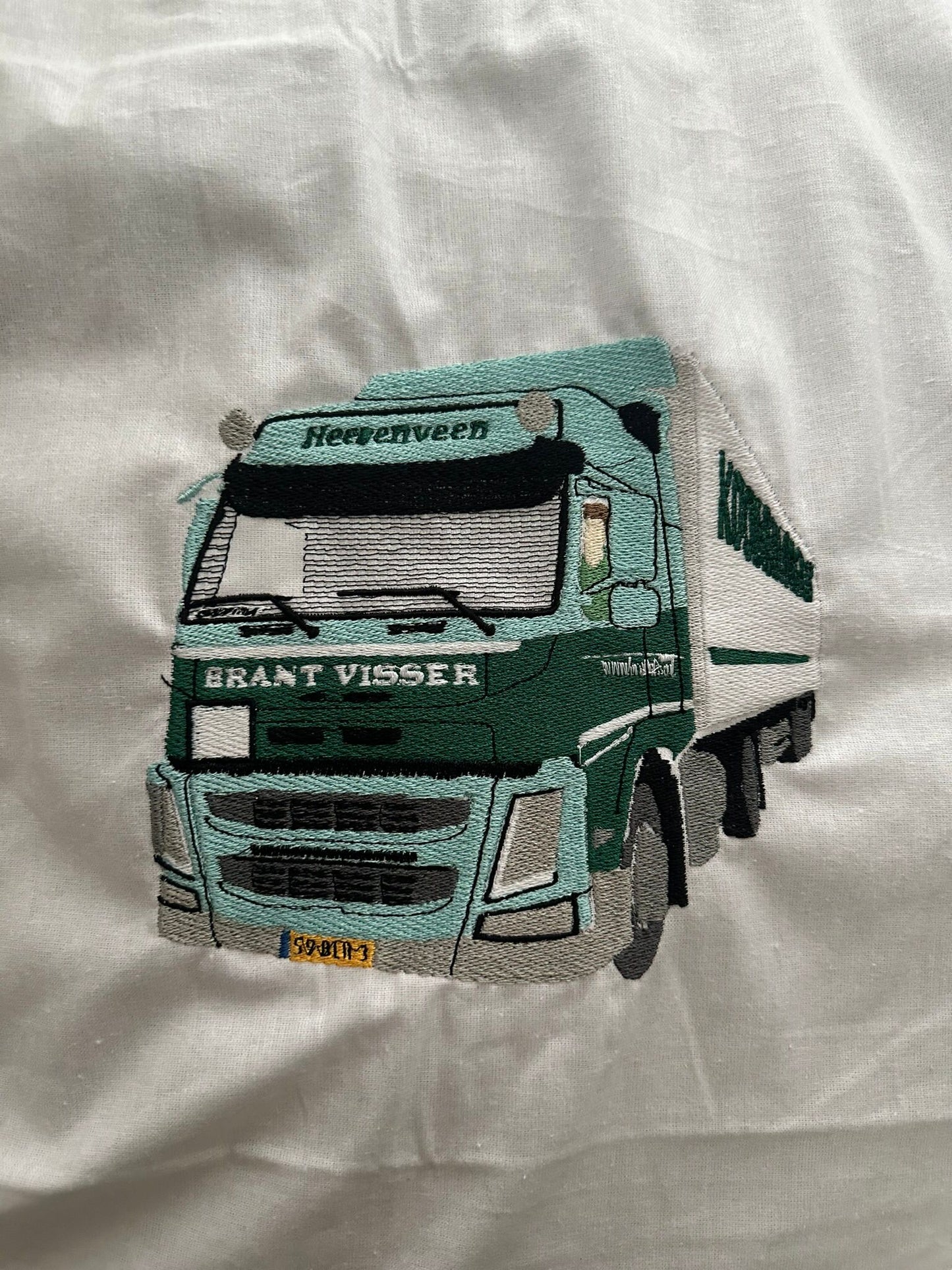 hoodie custom voertuig 13x18 cm